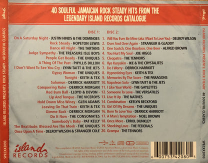 Various : Island Records Presents Rock Steady (40 Soulful Classics) (2xCD, Comp)