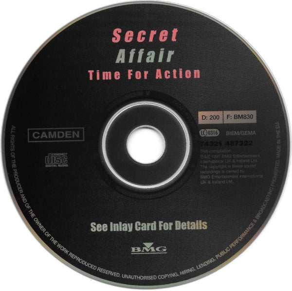 Secret Affair : Time For Action - The Very Best Of (CD, Comp)