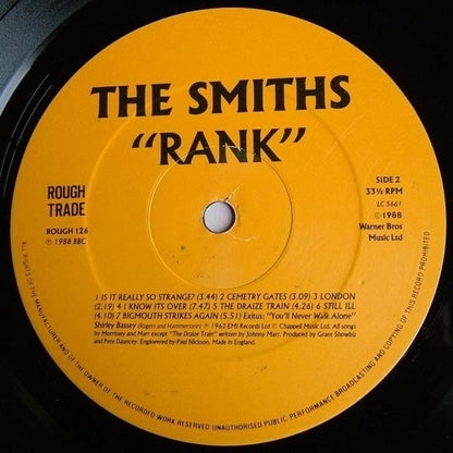 The Smiths : Rank (LP, Album, Ltd, Gat)