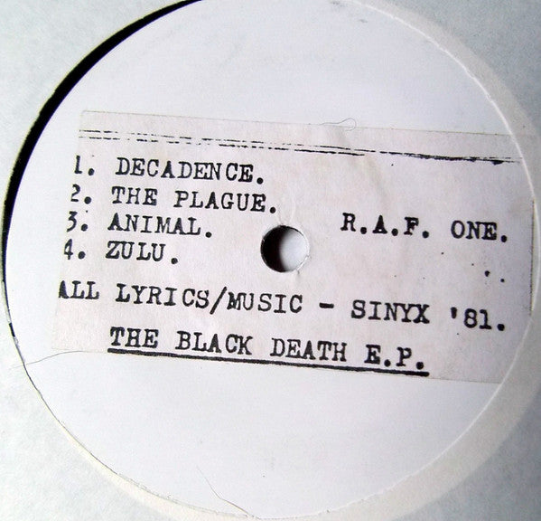 The Sinyx : The Black Death E.P. (7", EP)