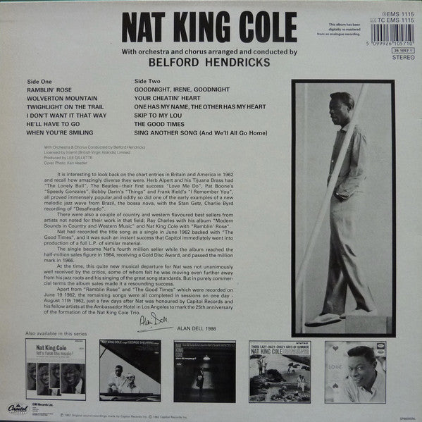 Nat King Cole : Ramblin' Rose (LP, Album, RE, RM)