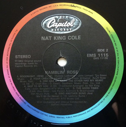 Nat King Cole : Ramblin' Rose (LP, Album, RE, RM)