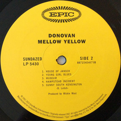 Donovan : Mellow Yellow (LP, Album, Mono, RE)