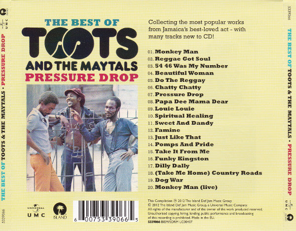 Toots And The Maytals* : Pressure Drop - The Best Of Toots And The Maytals (CD, Album, Comp)