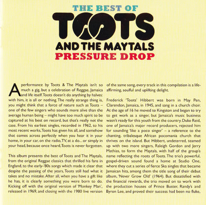 Toots And The Maytals* : Pressure Drop - The Best Of Toots And The Maytals (CD, Album, Comp)