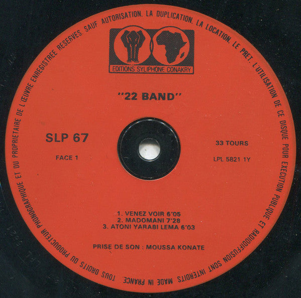 22 Band* : "Venez Voir!!.." (LP, Album)