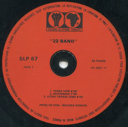 22 Band* : "Venez Voir!!.." (LP, Album)