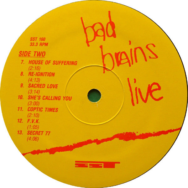 Bad Brains : Live (LP, Album)