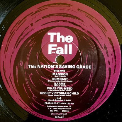 The Fall : This Nation's Saving Grace (LP, Album, Gat)