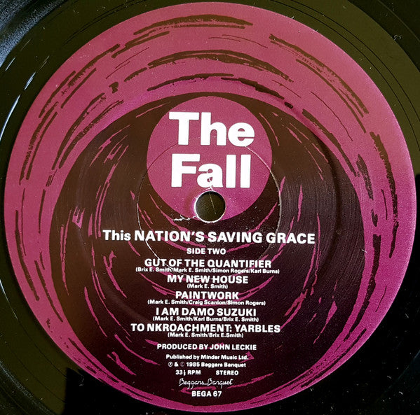 The Fall : This Nation's Saving Grace (LP, Album, Gat)