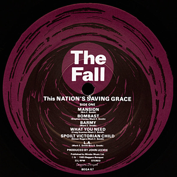 The Fall : This Nation's Saving Grace (LP, Album, Gat)