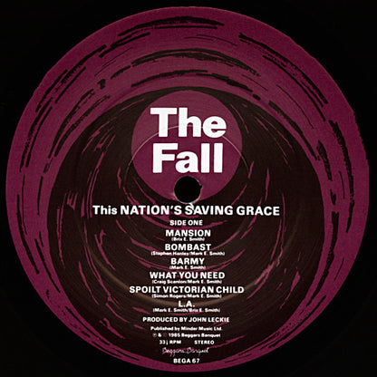 The Fall : This Nation's Saving Grace (LP, Album, Gat)