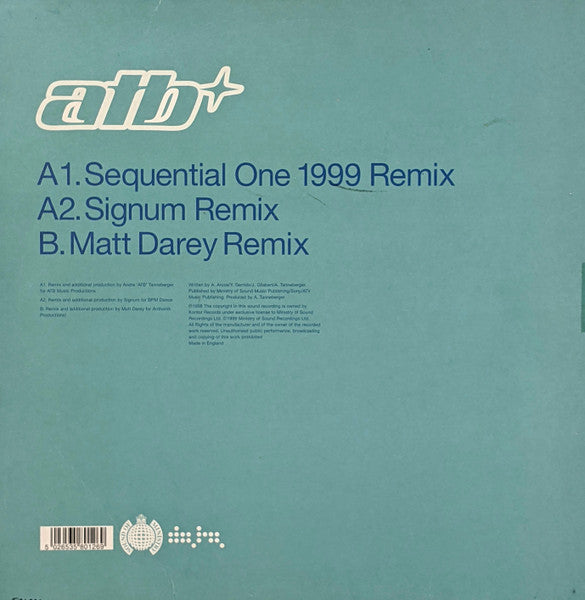 ATB : 9pm (Till I Come) (12")