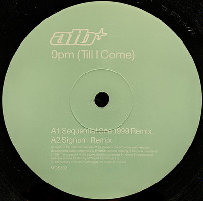 ATB : 9pm (Till I Come) (12")