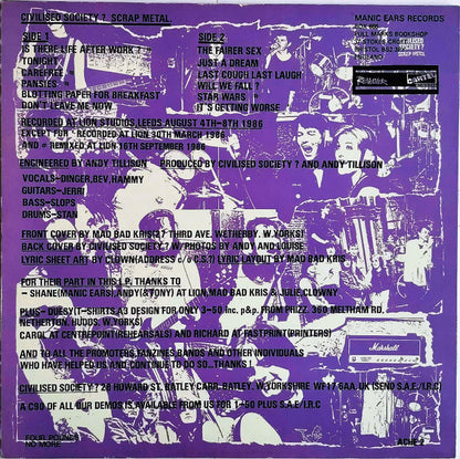 Civilised Society? : Scrap Metal (LP, Album)