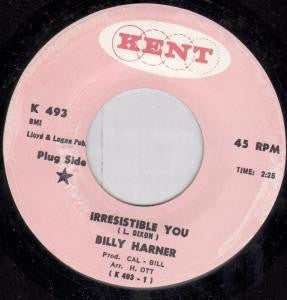 Billy Harner : Irresistible You / Honky Dory (7", Single, Promo)