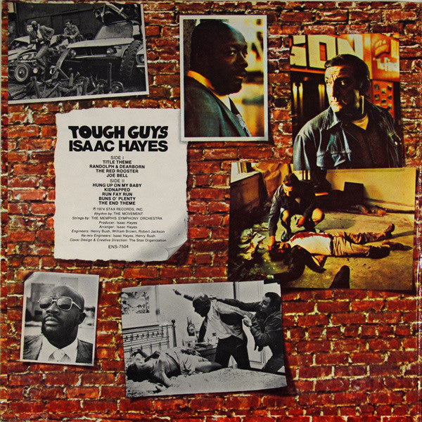 Isaac Hayes : Tough Guys (LP, Album, Mon)