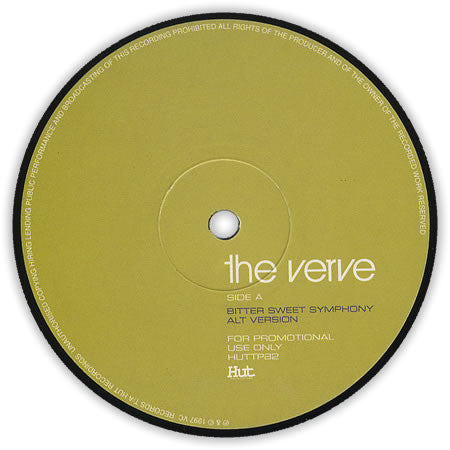 The Verve : Bitter Sweet Symphony (12", Promo)