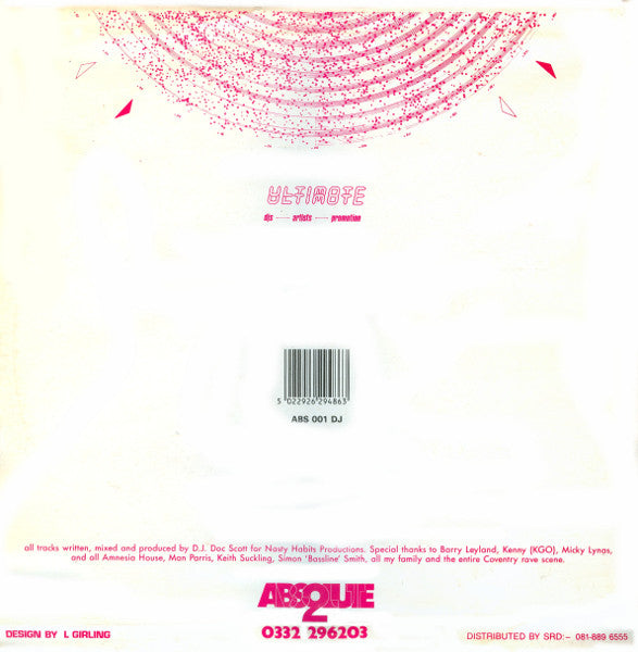 DJ Doc Scott* : The N.H.S EP (12", EP)