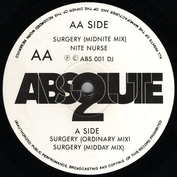 DJ Doc Scott* : The N.H.S EP (12", EP)