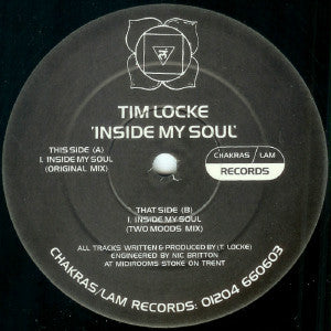 Tim Locke : Inside My Soul (12", Promo)