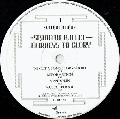 Spandau Ballet : Journeys To Glory (LP, Album)