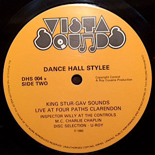 Charlie Chaplin (2), King Stur-Gav Sounds* : Live At Clarendon J.A. (LP, Album)