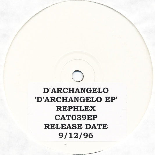 D'Arcangelo : D'Archangelo EP (12", EP, W/Lbl)