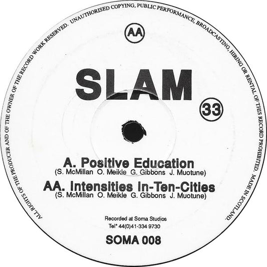 Slam : Positive Education / Intensities In-Ten-Cities (12")