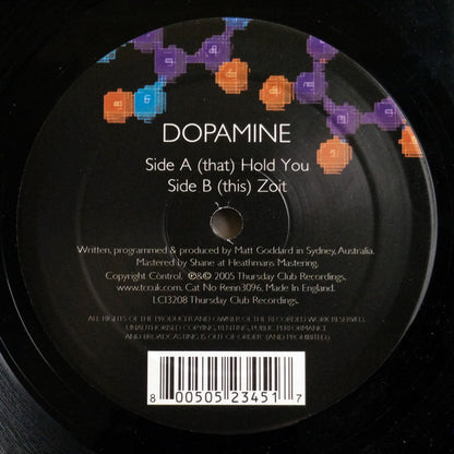 Dopamine : Hold You / Zoit (12")