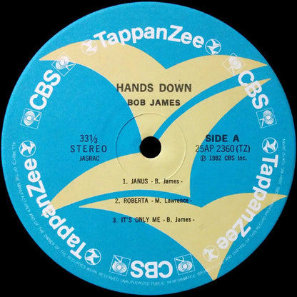 Bob James : Hands Down (LP, Album, Gat)