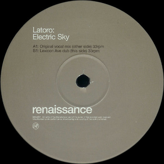 Latoro : Electric Sky (12")