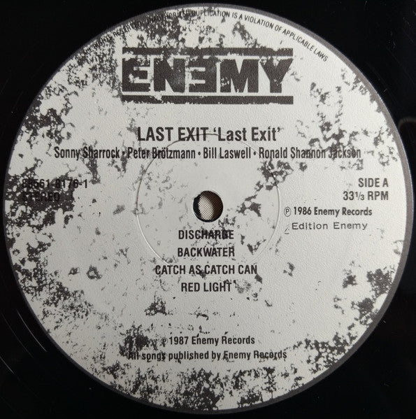 Last Exit : Last Exit (LP, Album)