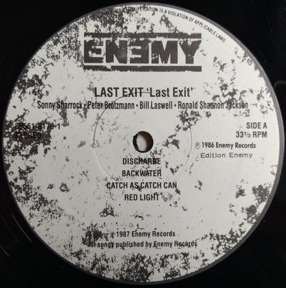 Last Exit : Last Exit (LP, Album)