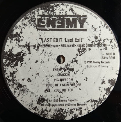 Last Exit : Last Exit (LP, Album)