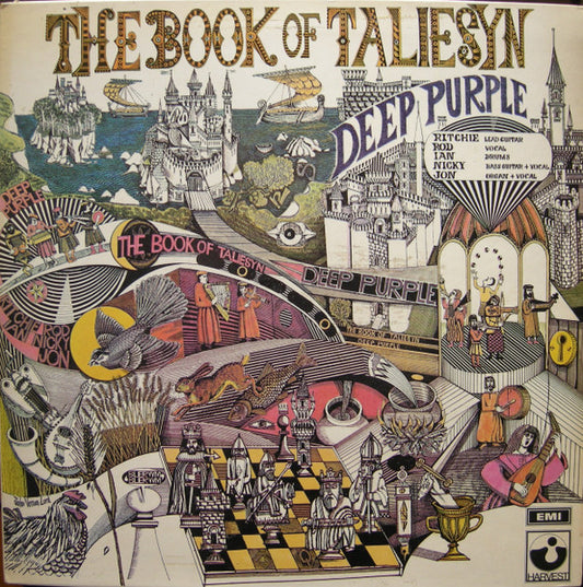 Deep Purple : The Book Of Taliesyn (LP, Album, RP, Gat)