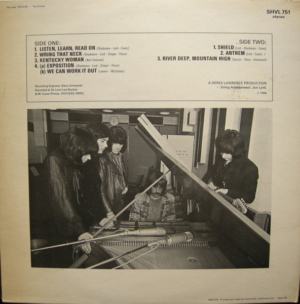 Deep Purple : The Book Of Taliesyn (LP, Album, RP, Gat)