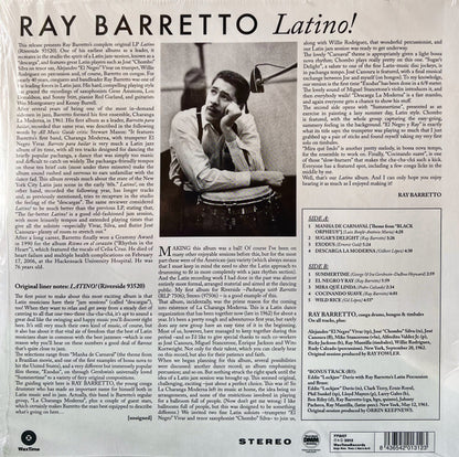 Ray Barretto Orchestra* : Latino! (LP, Album, Ltd, RE, RM, 180)