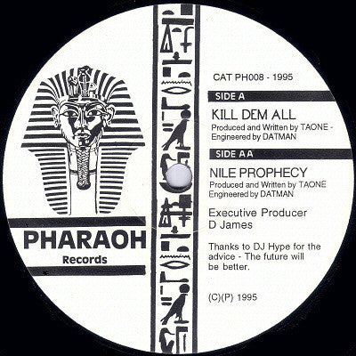 Taone & Datman : Kill Dem All / Nile Prophecy (12")