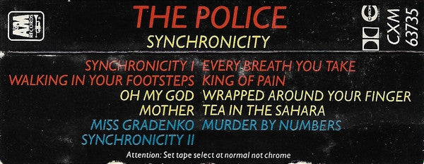 The Police : Synchronicity (Cass, Album)