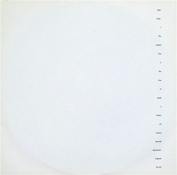 New Order : The Perfect Kiss (12", Single, Pin)