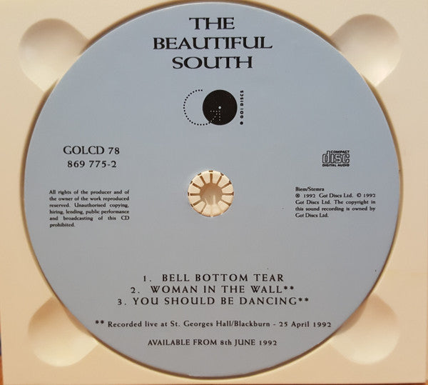 The Beautiful South : Bell Bottomed Tear  (CD, Single, CD1)