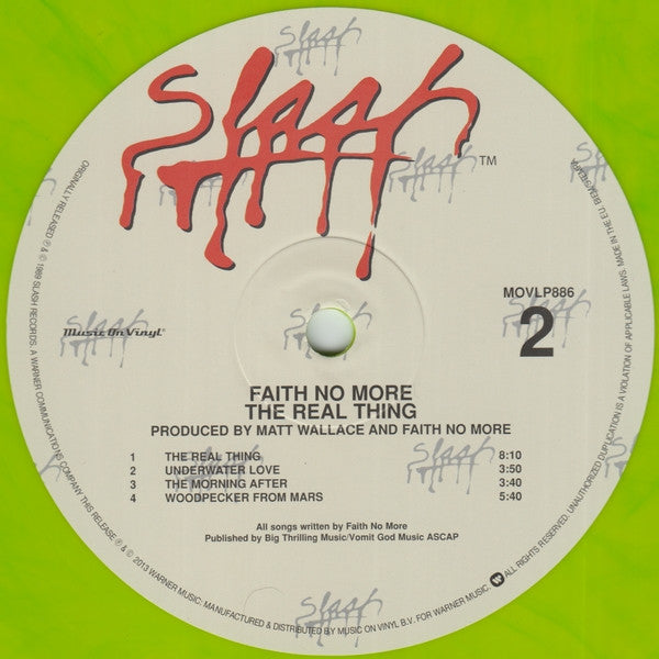 Faith No More : The Real Thing (LP, Album, Ltd, Num, RE, Gre)