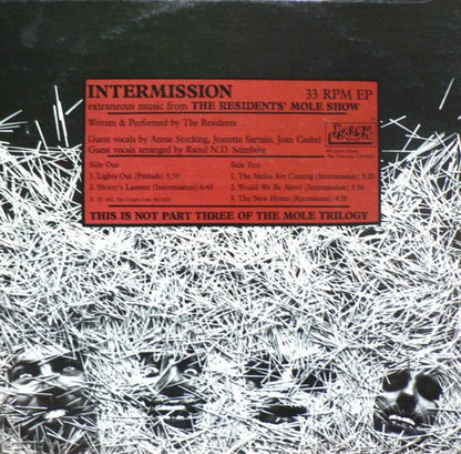 The Residents : Intermission (12", EP)