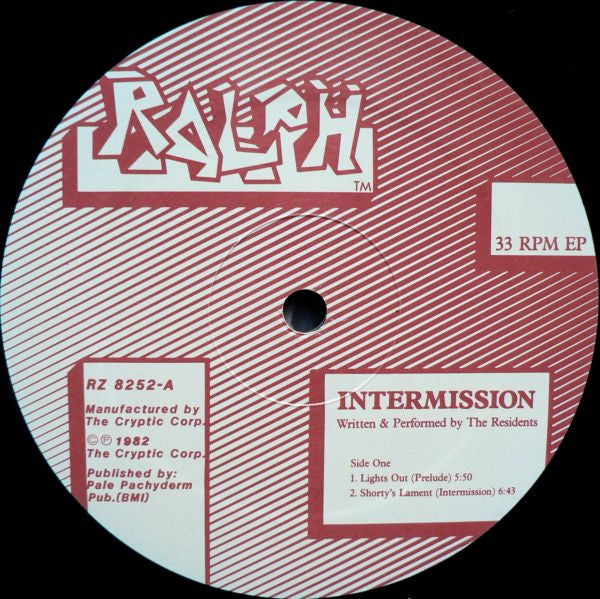 The Residents : Intermission (12", EP)