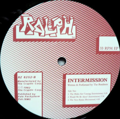 The Residents : Intermission (12", EP)