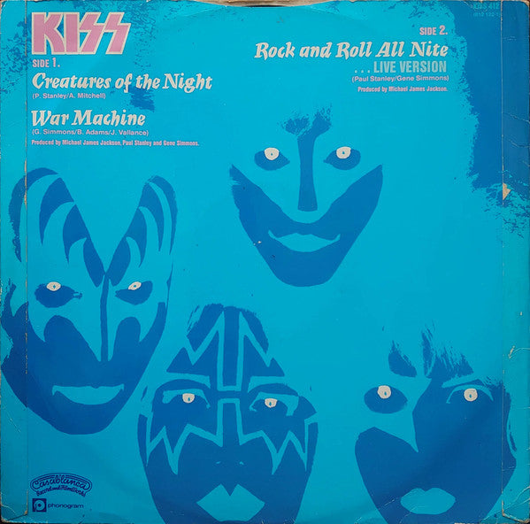 Kiss : Creatures Of The Night (12", Single)