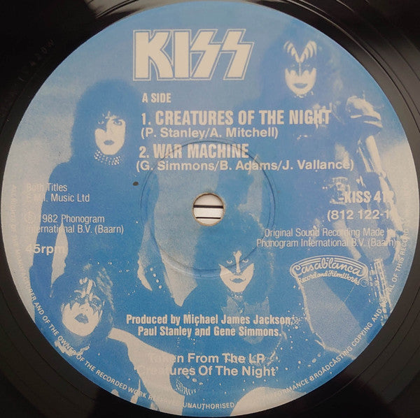 Kiss : Creatures Of The Night (12", Single)