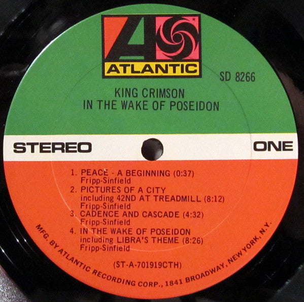 King Crimson : In The Wake Of Poseidon (LP, Album, Ter)