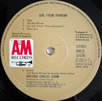 Antonio Carlos Jobim : Girl From Ipanema (LP, Comp)